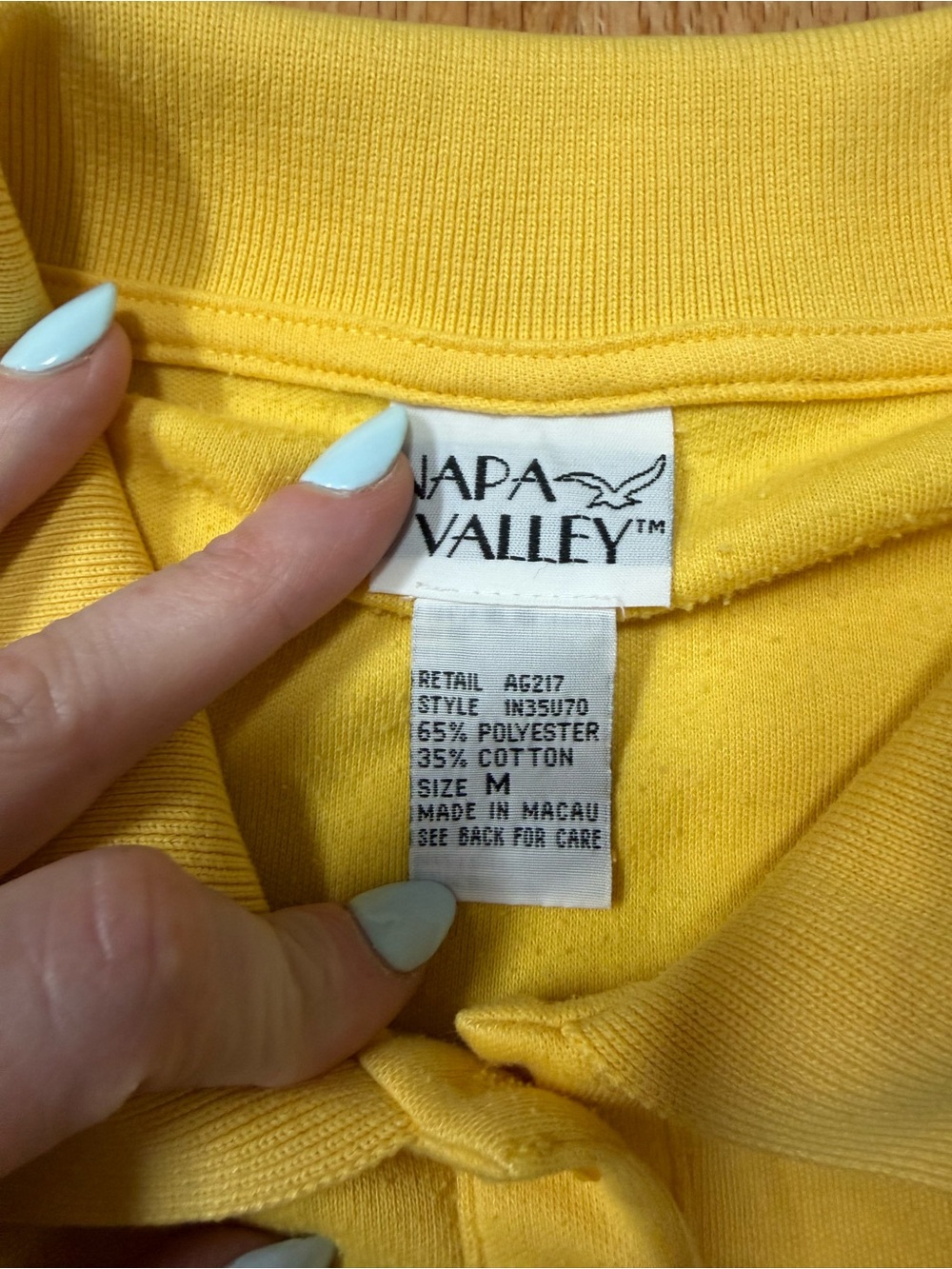 Vintage Napa Valley Women’s Polo Flower Embroidered Size Medium - Picture 2 of 6